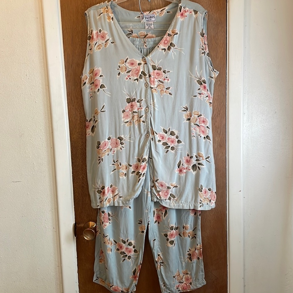Anegada’s Woman 2 Pcs Set Retro Boho Timeless & Feminine! Sz 1X 16-18